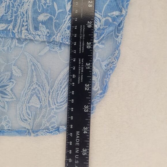 Soft Surroundings Whimsical Garden Pixie Fairy Silk Embroidered Lace Cottagecore - Picture 7 of 7